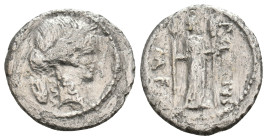 P. Clodius M.f. Turrinus (42 BC) AR Denarius. 3.40g 19.2m