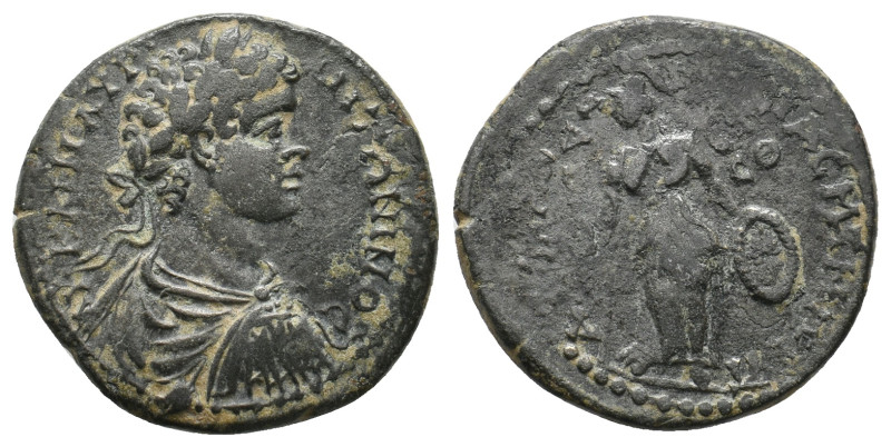 PONTOS, Amasia. Caracalla (198-217) AE.
Obv. AD. AY KAI M AYP ANTΩNINOC Laureat...