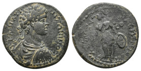 PONTOS, Amasia. Caracalla (198-217) AE.
Obv. AD. AY KAI M AYP ANTΩNINOC Laureate, draped and cuirassed bust of Caracalla to right
Rev. AΔP CЄY ANT A...