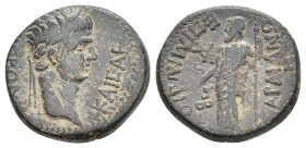 LYDIA, Sardis. Nero (54-68 AD) Mindius magistrate. AE. 5.31g 18.5m
