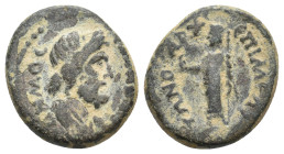 LYDIA, Sala. Pseudo-autonomous issue, time of Trajan (98-117 AD) AE. 4g 18.3m