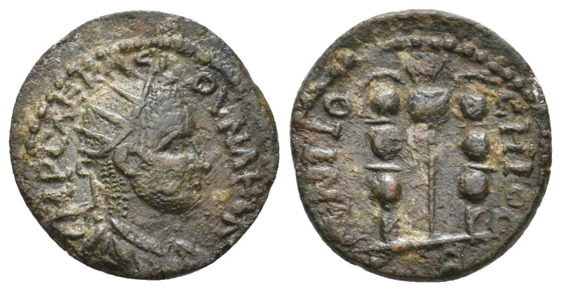 PISIDIA, Antioch. Valerian I (253-260 AD.) AE. 4.28 g. 21.10 mm.