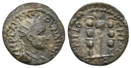 PISIDIA, Antioch. Valerian I (253-260 AD.) AE. 4.28 g. 21.10 mm.