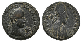 MESOPOTAMIA, Edessa. Gordian III with Abgar X Phraates (238-244 AD.) AE. 9.5g 23.3m