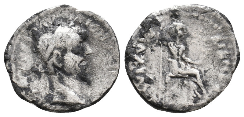 Tiberius (14-37 AD). AR Denarius. "Tribute Penny" type. Lugdunum. 3.15g 18.4m