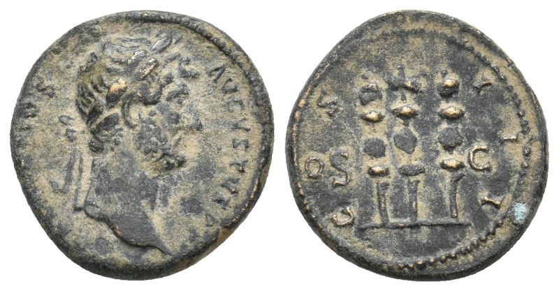 Hadrian (117-138 AD) AE. 3.51g 17.7m