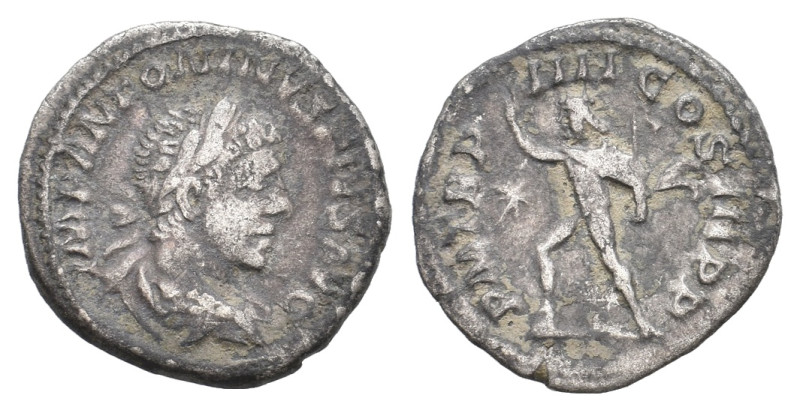 Elagabalus (218-222 AD) AR Denarius. 2.92g 18.6m