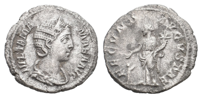 Julia Mamaea (222-235 AD) AR Denarius. 2.95g 19.2m