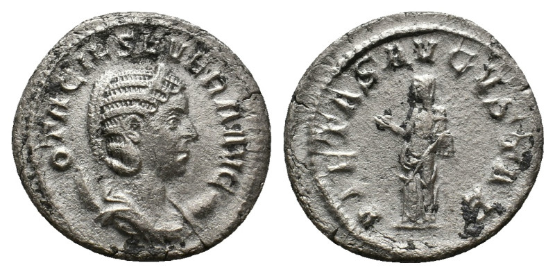 Otacilia Severa (244-249 AD) AR Denarius. 3.38g 22.8m