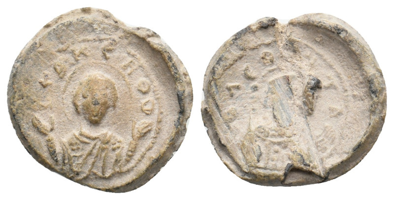 Byzantine Seal. 3.59g 16.5m