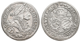 AUSTRIA, Leopold I (1658-1705 AD) AR. 1.54g 21.7m