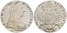 AUSTRIA, Maria Theresia (1740-1780 AD) AR. Dated 1780. 28g 40.80m