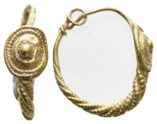 ANCIENT GOLD EARRING. 1.77g
