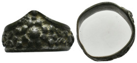 ANCIENT BYZANTINE BRONZE RING (CIRCA 11TH-14TH AD) 7.05g