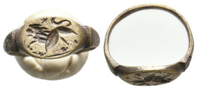 ANCIENT ROMAN BRONZE RING (1ST-5TH CENTURY AD.) 1.89g