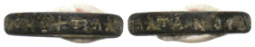 ANCIENT BYZANTINE BRONZE RING (CIRCA 11TH-14TH AD) 1.16g