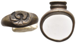 ANCIENT ROMAN BRONZE RING (1ST-5TH CENTURY AD.) 11.62g