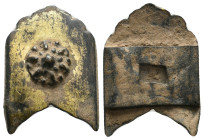 ANCIENT BYZANTINE BRONZE BELT BUCKLE. (8TH – 11TH century AD) 7.45g 37.3m