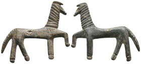 ANCIENT ROMAN BRONZE HORSE FIGURINE (1st- 3rd century AD) 11.11g 48.1m