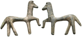ANCIENT ROMAN BRONZE HORSE FIGURINE (1st- 3rd century AD) 14.72g 48m