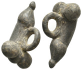 ANCIENT ROMAN BRONZE PHALLUS PENDANT (1ST-4TH CENTURY AD) 17.4g 32.6m