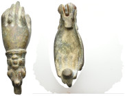 ANCIENT ROMAN BRONZE HAND. (1nd - 3rd century A.D) 185.21g 124.8m