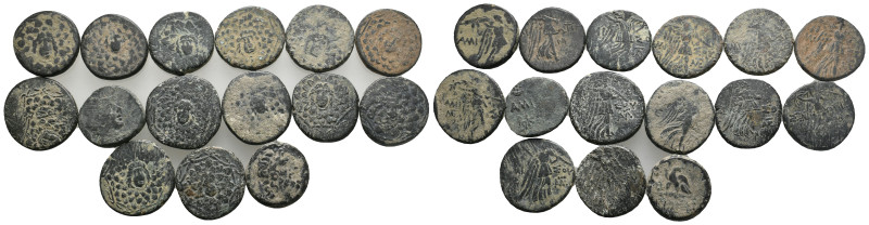 15 GREEK BRONZE COIN LOT (109)