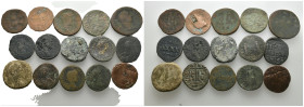 15 ROMAN BRONZE COIN LOT (66)