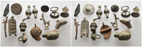 14 ANCIENT OBJECTS LOT (120)