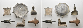 6 ANCIENT OBJECTS LOT (128)