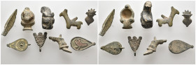 9 ANCIENT OBJECTS LOT (139)