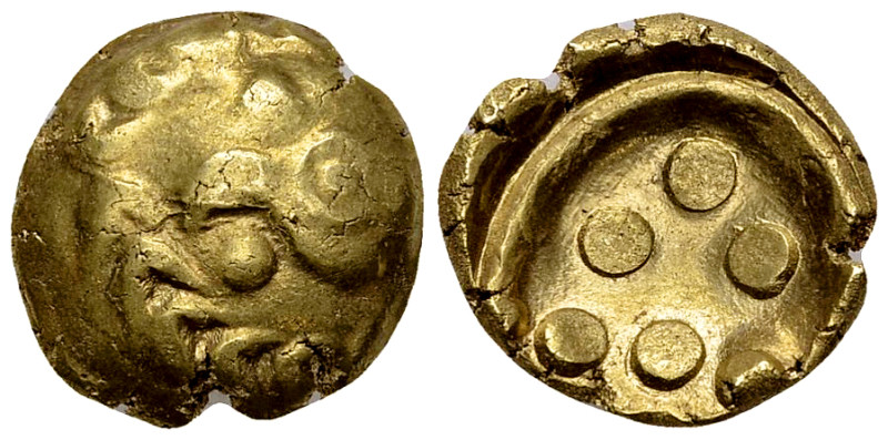 Vindelici AV Stater, 1st century BC 

Celtic coins. Vindelici. AV Stater (17-1...