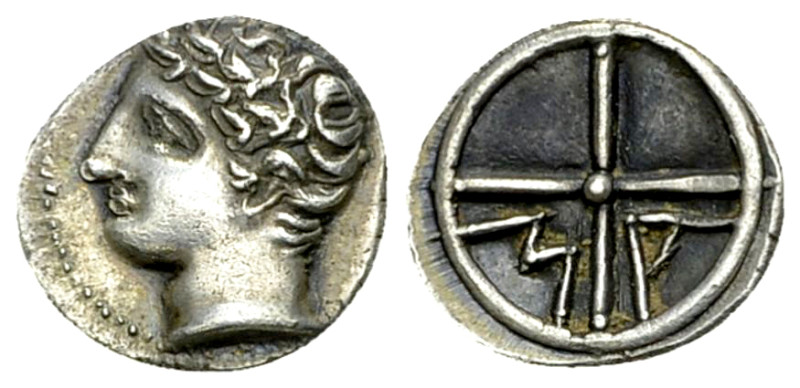 Massalia AR Obol, c. 220-121 BC 

Gaul, Massalia. AR Obol (10-11 mm, 0.68 g), ...