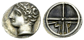 Massalia AR Obol, c. 220-121 BC