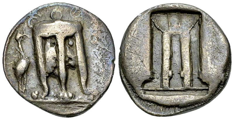 Kroton AR Nomos, c. 480-430 BC 

Bruttium, Kroton. AR Nomos (21 mm, 7.58 g), c...