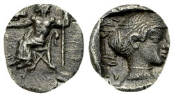 Arkadian League AR Obol, c. 460-450 BC