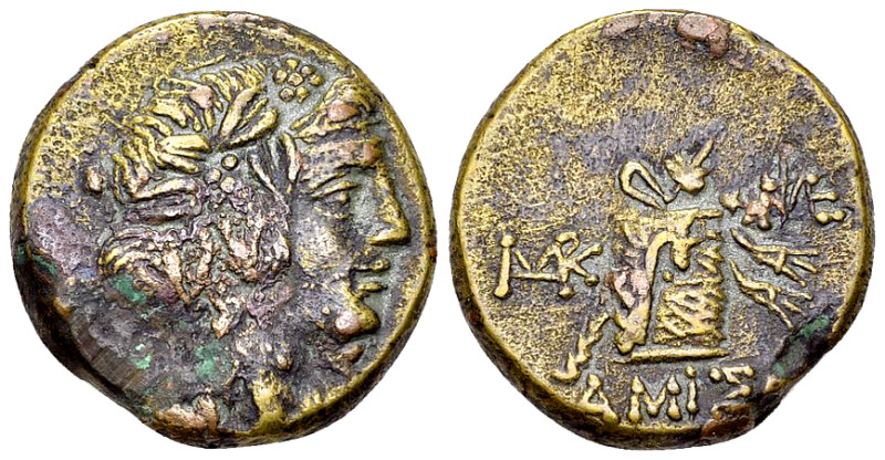 Amisos AE19, c. 105-65 BC 

 Amisos, Pontos. AE19 (8.44 g), c. 105-65 BC (time...