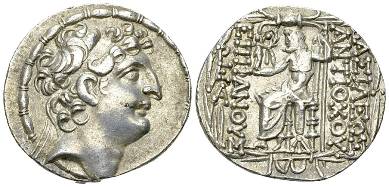 Antiochos VIII AR Tetradrachm 

Seleukid Kings. Antiochos VIII Epiphanes Grypo...