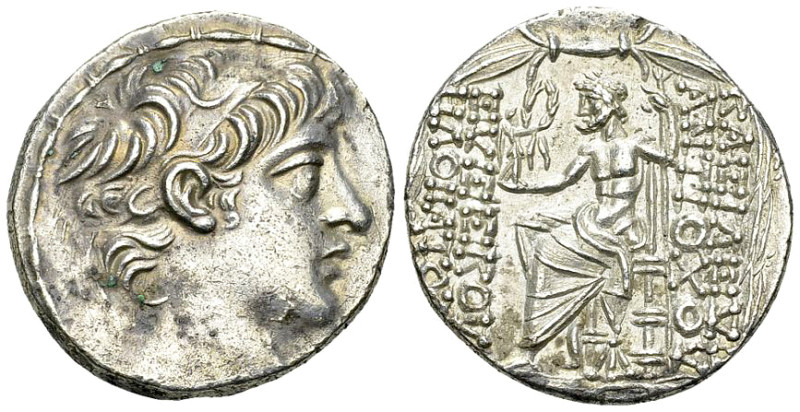 Antiochos X AR Tetradrachm 

Seleucid Kings. Antiochos X Eusebes Philopator (9...