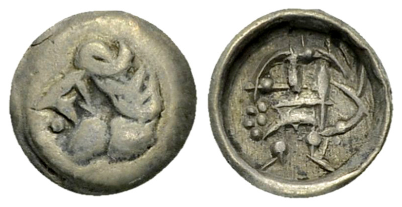 Sogdiana AR Obol, 4th-5th centuries AD 

Sogdiana. Samarkand (Pre-Ikhshid). AR...