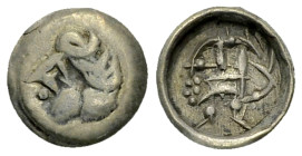 Sogdiana AR Obol, 4th-5th centuries AD