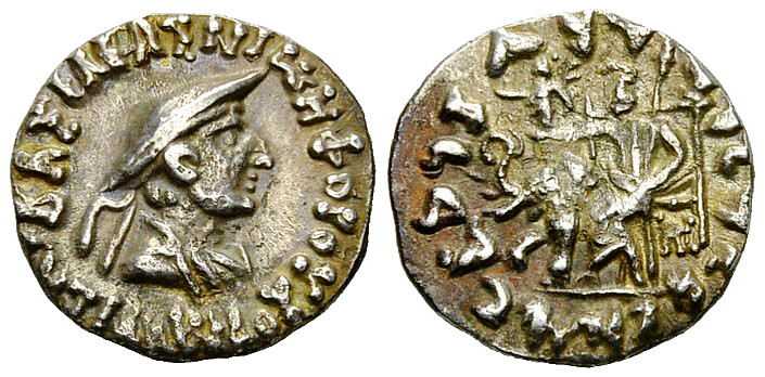 Antialkidas AR Drachm, c. 115-95 BC 

Kings of Bactria. Antialkidas (c. 115-95...