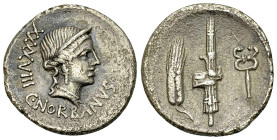C. Norbanus AR Denarius, 83 BC