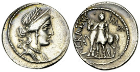 P. Licinius Crassus AR Denarius, 55 BC