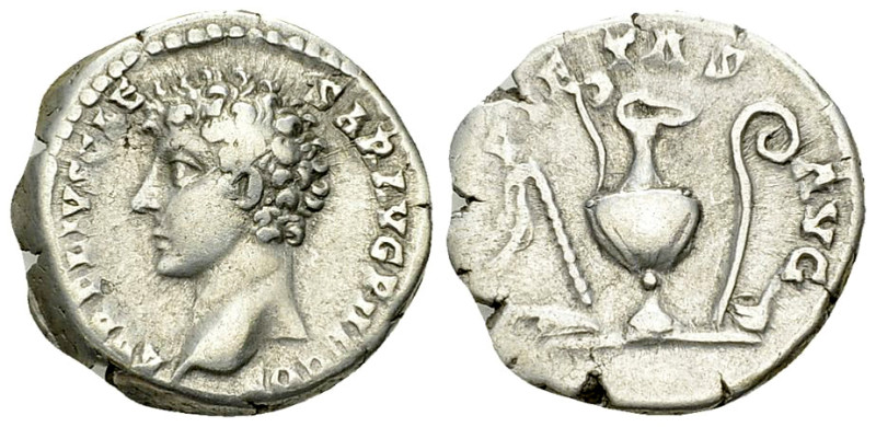 Marcus Aurelius AR Denarius 

Antoninus Pius (138-161 AD) for Marcus Aurelius ...