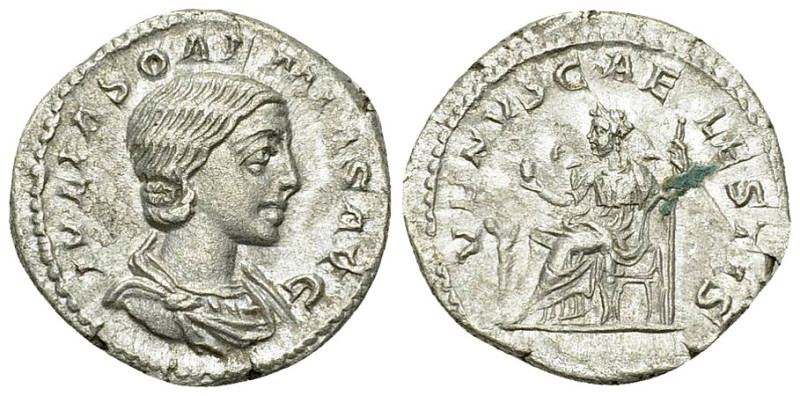 Iulia Soaemias AR Denarius, Venus reverse 

Elagabalus (218-222 AD) for Iulia ...