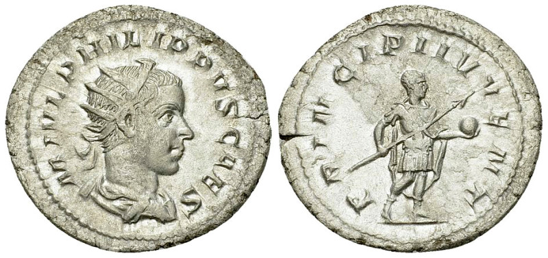 Philip II AR Antoninianus, Prince of the Youth reverse 

Philippus I Arabs (24...