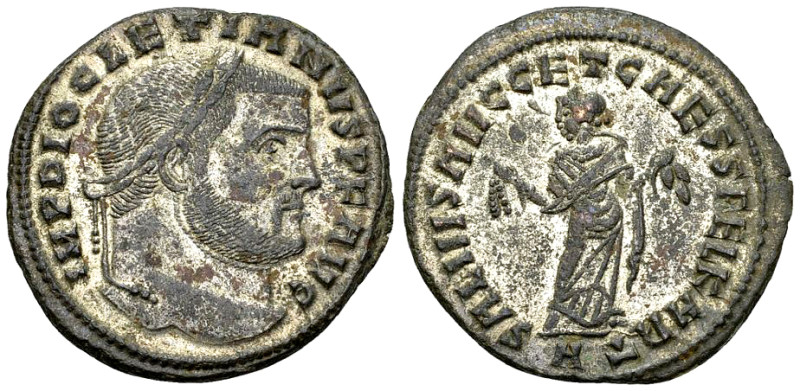 Diocletianus AE Nummus, Carthago 

Diocletianus (284-305 AD). AE Nummus (27-28...