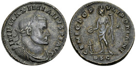 Maximianus Herculius AE Nummus, Lugdunum