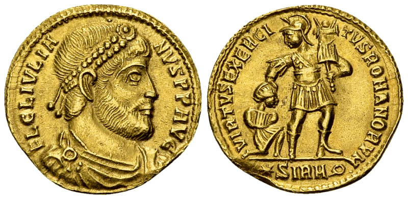 Iulianus II AV Solidus, Sirmium 

 Iulianus II Apostata (361-363 AD). AV Solid...